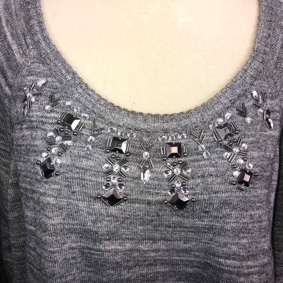 Grey Marled embellished sweater - Picture 5 of 8